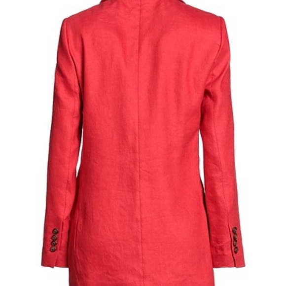 Brunello Cucinelli red linen blazer - Picture 3 of 8